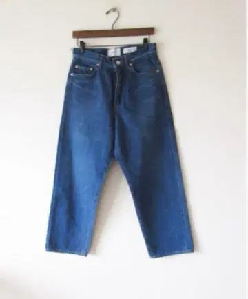 야에카 와이드 스트레이트 데님 블루 28