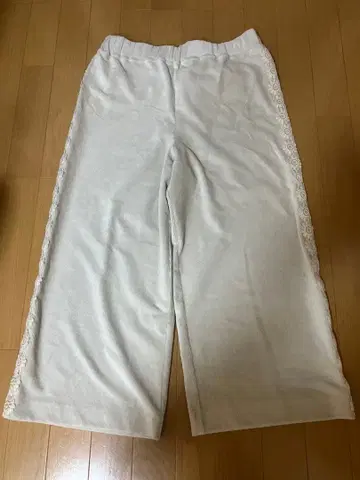 슈퍼 뷰티 44 XL 와이드 팬츠 스트레이트 팬츠 니트