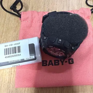 BABY-G BA-130-1A4JF 블랙/로즈 골드