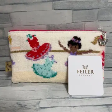 [ 미사용 ] 페이 FEILER 발레리나 패턴 발레 패턴 파우치