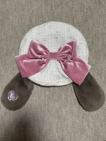 USJ 유니버셜 스누피 리본 포함 그레이 베레모