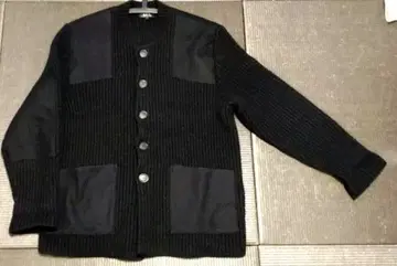 A.P.C. 밀리터리 두꺼운 원단 블랙 가디건 새상품급
