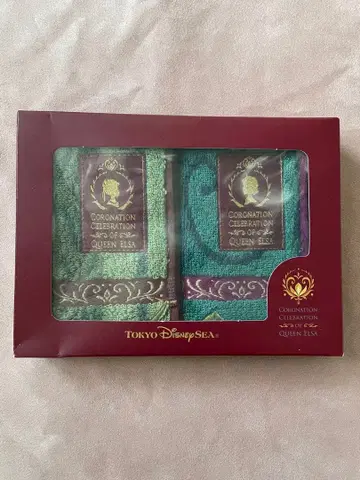 디즈니씨 판타지 스프링스 아나와 눈의 여왕 미니 타월 2개 세트