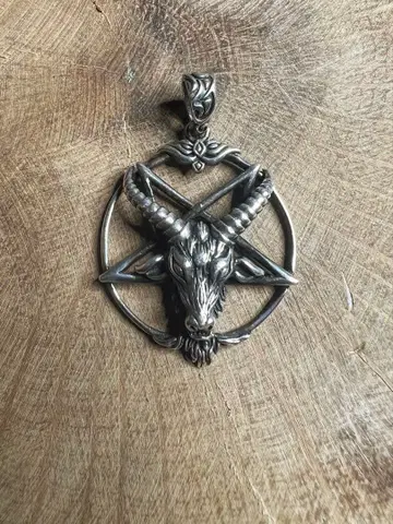 바포메트 실버 탑 925