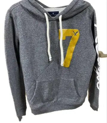 A.Eagle 후드 부착 후드티 그레이 7