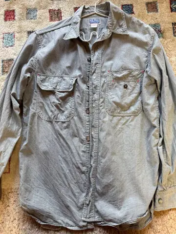 REAL McCOY 그레이 긴팔 셔츠