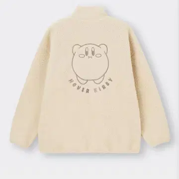 Kirby 플리스 자켓 M 베이지 커비 GU