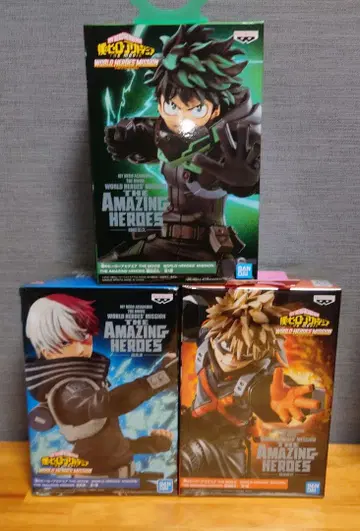 나의 히어로 아카데미아 피규어 THE AMAZING HEROES 전 3종