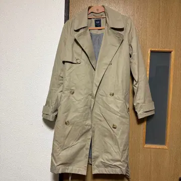 베이지 트렌치코트 더블 브레스트 GAP