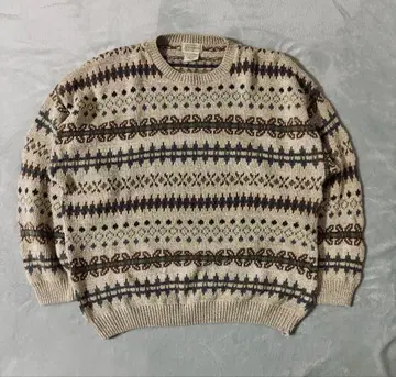 코튼 니트 스웨터 ST JOHN'S BAY/세인트존스베이 XL