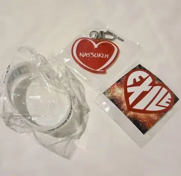 호리 나츠키 라메 네임 키링 러버 브레스 스티커 세트