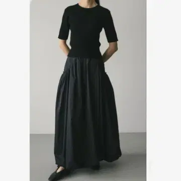 STYLEMIXER 스타일믹서 셔링 포켓 벌룬 스커트 S