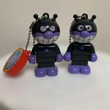 호빵맨 블록 라보 세균맨 2체 세트 키링 포함