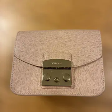 훌라 메트로폴리스 MINI 핑크 베이지 숄더백