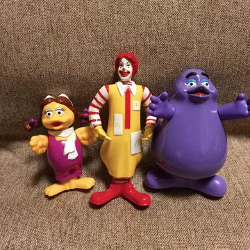 헤이세이 레트로 맥도날드 캐릭터 피규어 세트