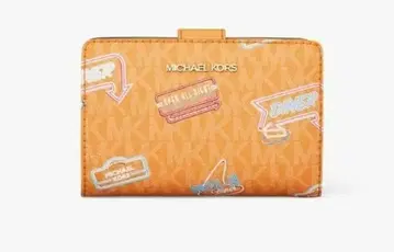 마이클코어스 JET SET 바이폴드 지갑 - MK 시그니처