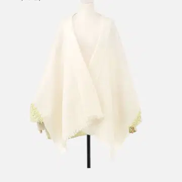 소매 달린 숄 긴자와 레이스