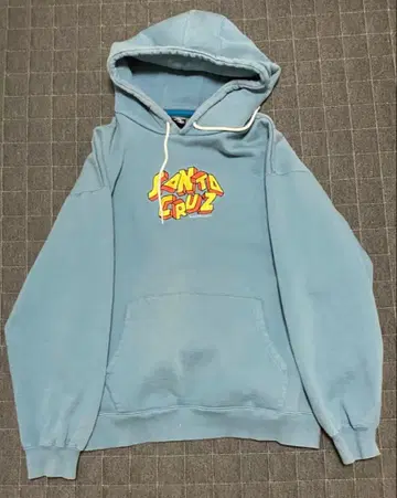 SANTA CRUZ 후드티 L 파랑