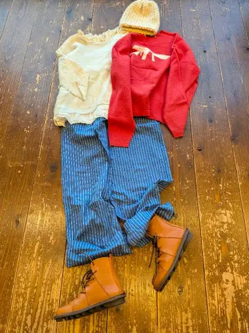 베리떼꾸르 스트라이프 와이드 이지 팬츠