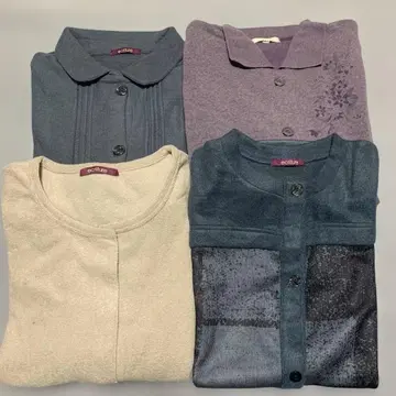 여성복 묶음 판매 블라우스 가디건 베스트 트레이닝복 M, L 사이즈