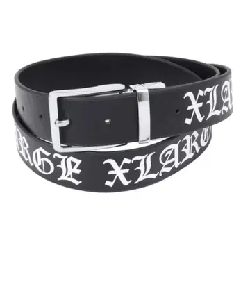 XLARGE 로고 블랙 벨트