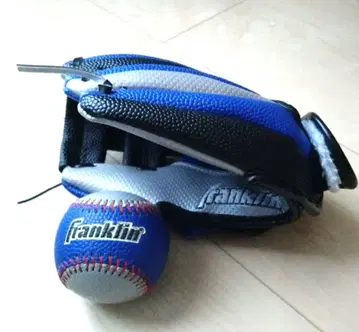 파랑 검정 은색 야구용 그로브 어린이용