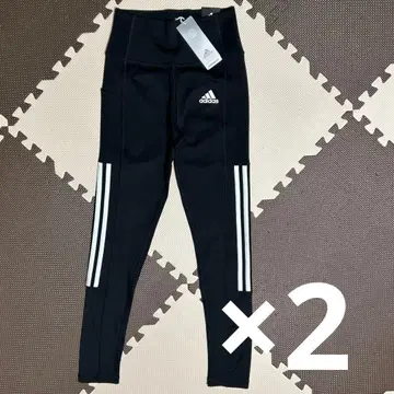 새상품 [ adidas ] 에어로레디 2개 M 사이즈 타이트핏 9부 길이