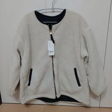 [택 포함] GLOBAL WORK 리버서블 아이보리 자켓 M