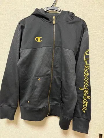 Champion 블랙 풀 집업 저리 상하의 세트 S