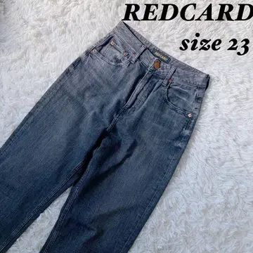 [ 새상품급 ] RED CARD 다크 그레이 스트레이트 데님 23