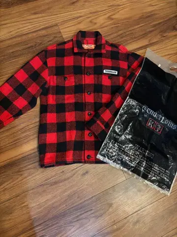 정품 새상품급 TENDERLOIN 텐더 로인 버팔로 자켓 M 빨간색