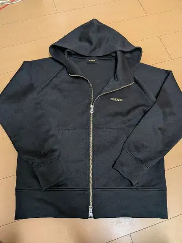 ReZARD 블랙 집업 후드티