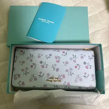 사만사 타바사 꽃무늬 장지갑