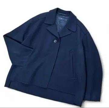 새상품급 유니클로 +J 더블 페이스 셔츠 자켓 블루종 코트 히요쿠 M