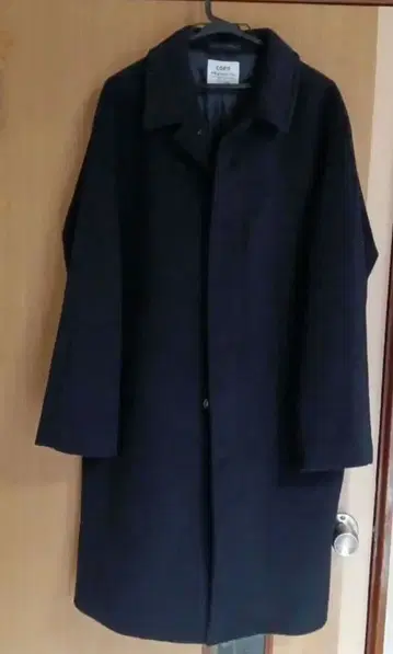 미사용 새상품 coen 남성용 롱 코트 XL 네이비