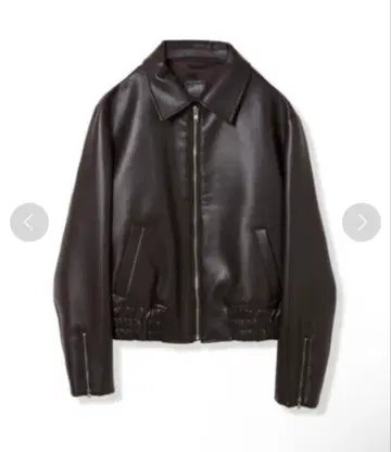 Mila Owen 인조 가죽 블루종 자켓