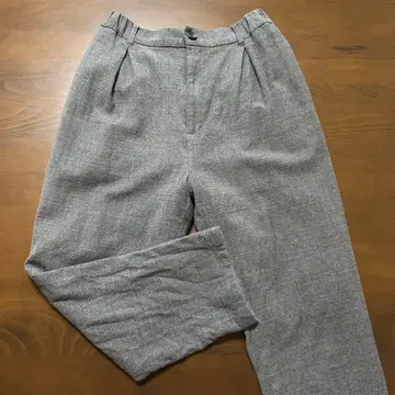 DISCOVERED 울 팬츠 그레이 턱 안감 있음 사이즈 1
