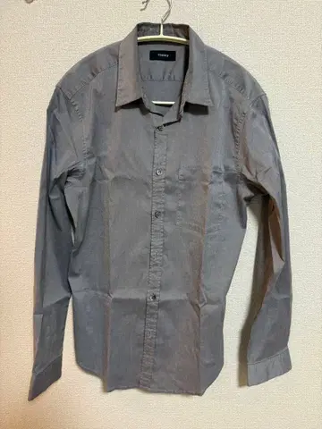 Theory 그레이 긴팔 셔츠 S