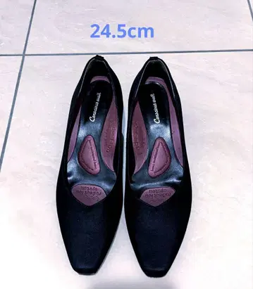 RAKUNA 컨셔스 워크 드라이 정골 펌프스 발수 블랙 24.5cm