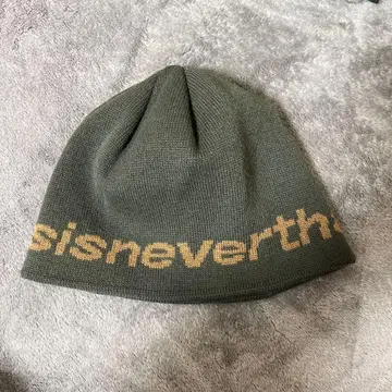 thisisneverthat 니트 모자 카키
