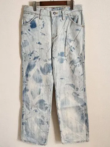 REDKAP 레드캡 블리치 데님 팬츠 타이다이 워크 팬츠