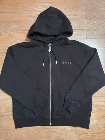 Supplier 블랙 후드티 L 사이즈