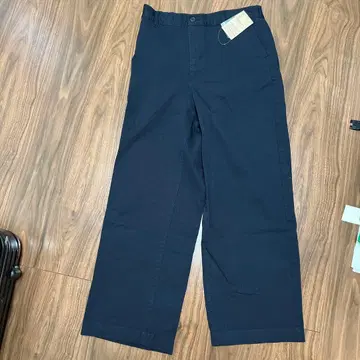 MUJI 미사용 새상품 여성용 앵클 팬츠 네이비