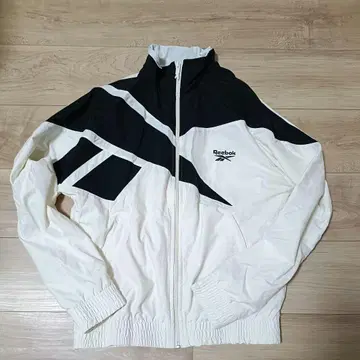 Reebok 나일론 자켓 화이트/블랙
