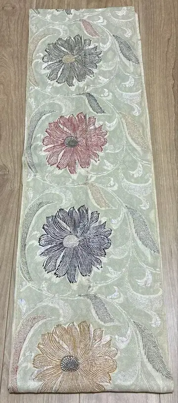 앤티크 꽃무늬 후쿠로 오비