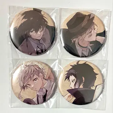 문호 스트레이독스 캔뱃지 겨울의 책 축제 게이머즈 4점