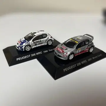 CMs 푸조 206 WRC 몬테카를로 랠리카 컬렉션 미니카