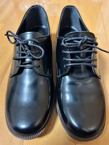 HARUTA #236 소가죽 블랙 레이스업 슈즈