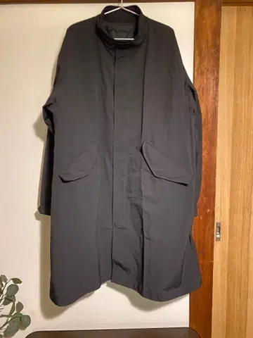 유니클로 블랙 윈드프루프 2WAY 코트