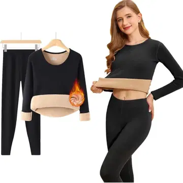 따뜻한 이너 히트텍 상하의 세트 여성용 M 보온 속기모 울트라 웜